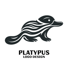 Obraz premium Platypus Vector Logo Design 