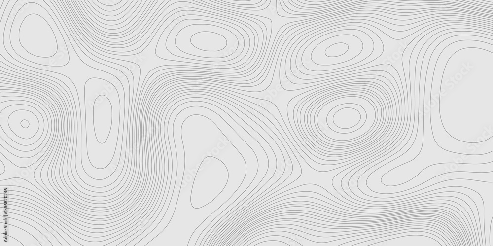 Poster geographic abstract topographic contour lines relief map seamless pattern concept of conditional geo