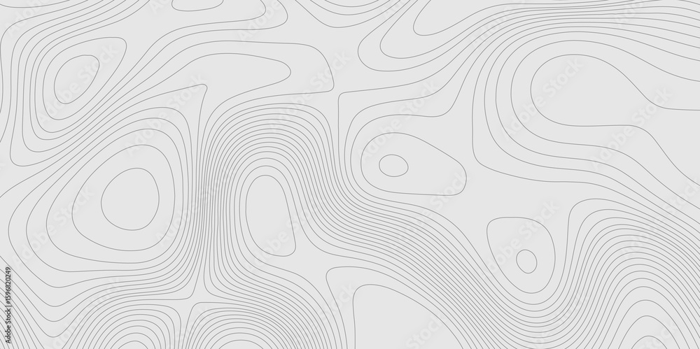 Poster geographic abstract topographic contour lines relief map seamless pattern concept of conditional geo