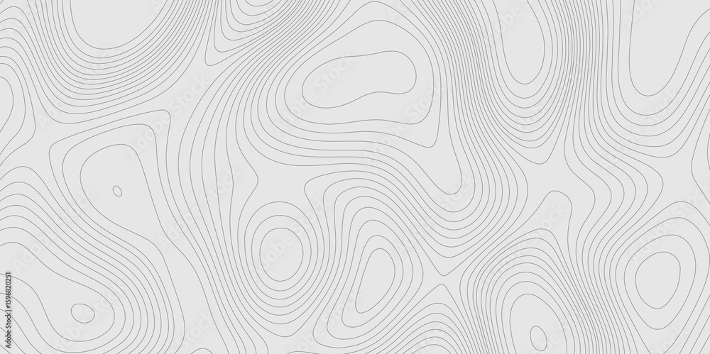 Poster geographic abstract topographic contour lines relief map seamless pattern concept of conditional geo