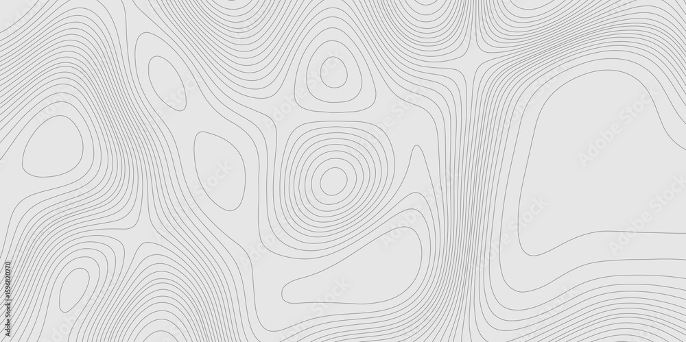 Poster geographic abstract topographic contour lines relief map seamless pattern concept of conditional geo