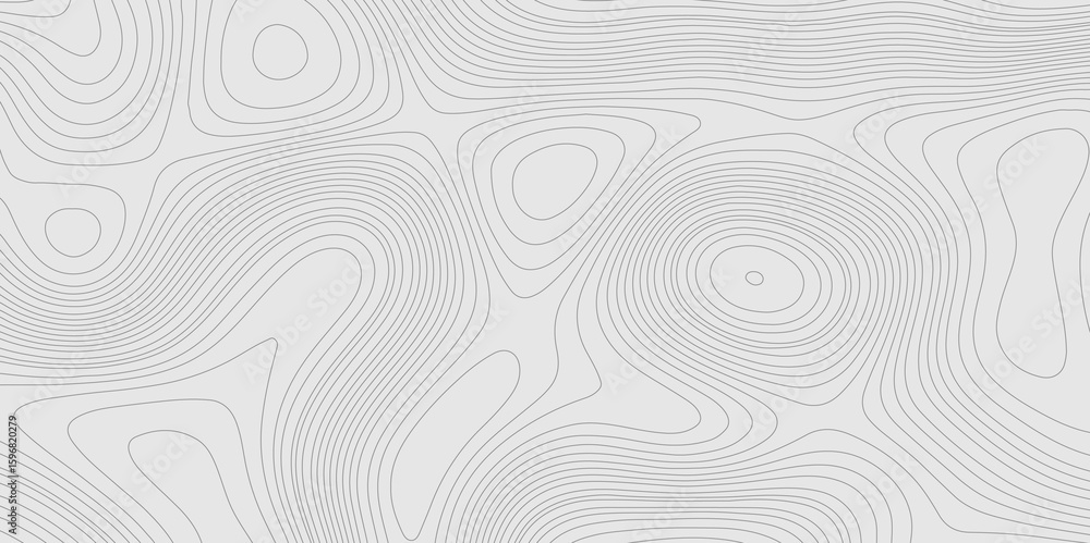 Poster geographic abstract topographic contour lines relief map seamless pattern concept of conditional geo