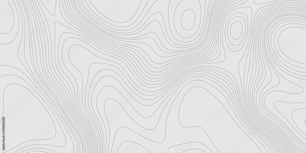 Poster geographic abstract topographic contour lines relief map seamless pattern concept of conditional geo