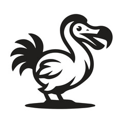 Obraz premium vector illustration of a cartoon duck