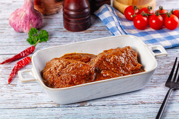 Indian chicken thights tikka massala