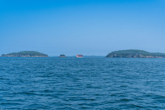 Ship in Bar harbor