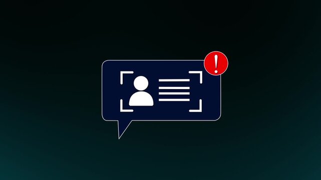 KYC verification failed concept. User information provided during the KYC process did not meet the required criteria and was not successfully verified.