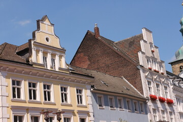 Blick in die Altstadt von Recklinghausen im Ruhrgebiet	