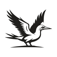 Obraz premium vector illustration of a bird