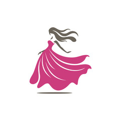 woman in red dress with fashion logo, Beauty parlour, fashion house, modeling, jewellery, design, style, jeans, jacket, shoes, 