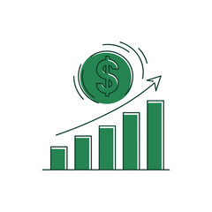 best business logo and icon best black ground vector image. monogram logo design for entrepreneur and business.