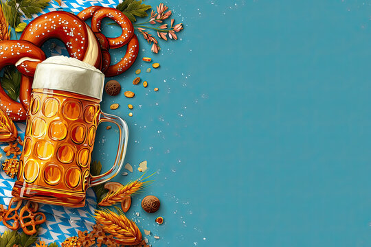 Oktoberfest Beer, Pretzels, and Festivities