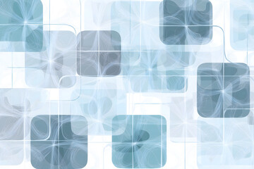 Abstract Organic and Geometric Patterns in Light Tones