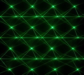 Obraz premium Lasers, rays. Clover leaf. Neutral beautiful background for designers, marketers and IT. Popular abstraction, illustration, object, symbol, texture, pattern.