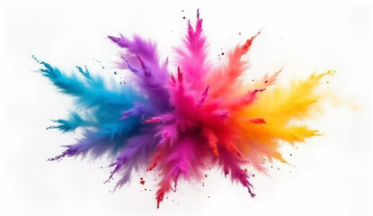 Colorful Watercolor Paint Splash Background with Artistic Ink and Grunge Design