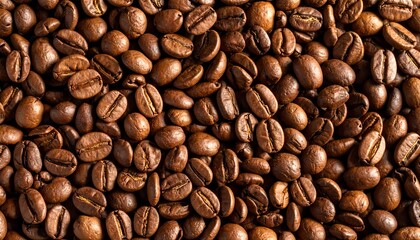 Fototapeta premium Roasted coffee beans close-up