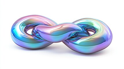 Abstract iridescent knot (17)