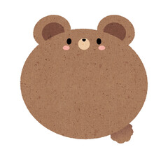 Little Brown Bear Memo Cuties - Cute hand-drawing memo decoration