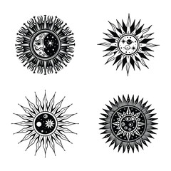 Fototapeta premium Sun svg design