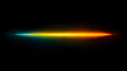 Abstract Spectrum of Light - Graphic Visualization