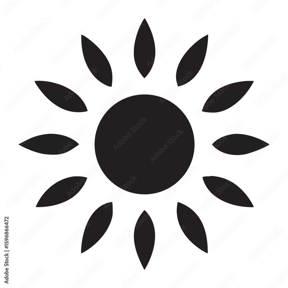Poster vibrant radial sunburst pattern with radiating lines and circular elements perfect for graphic desig