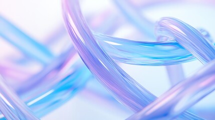 Abstract swirling lines in pastel colors