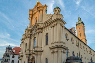 Gothic Church of the Holy Spirit in Munich, Germany