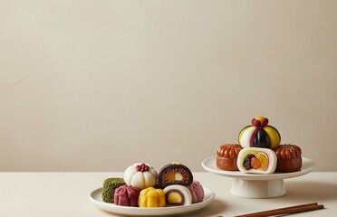 Chuseok Holiday Background Design Korean Traditional