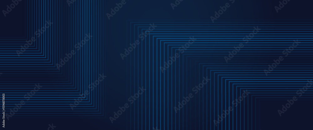 Poster abstract blue arrow lines on white background. modern blue gradient geometric lines pattern. minimal