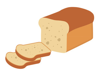 vector illustration of a bread