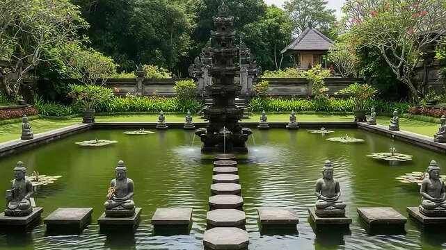 Tirta Empul Holy Water Temple in Bali