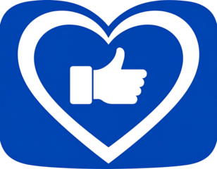 Heart like icon PNG