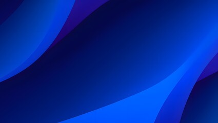 Abstract Blue Wave Background - Modern Design Element