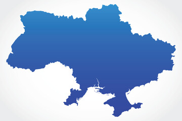 Fototapeta premium Vector graphic artwork suitable for print and web containing flat detailed map of UKRAINE