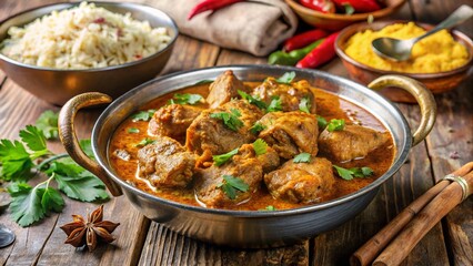 Goan Xacuti &ndash; Chicken or lamb with roasted spices and coconut&mdash;rich Goan-style curry dish.