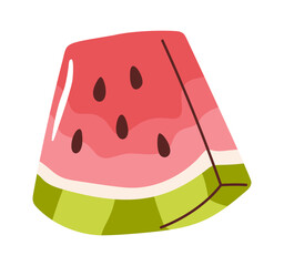 Summer watermelon natural food piece