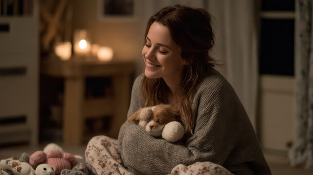 heartwarming scene of pet owner embracing their beloved furry friend on national hug day