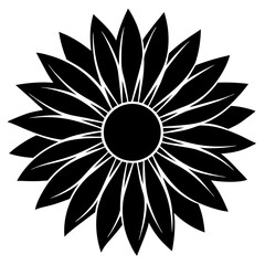 Fototapeta premium sunflower vector art