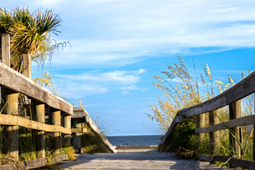 stairs leading into the ocean
