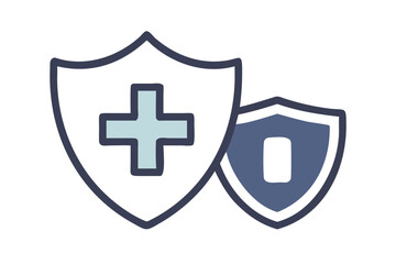 Fototapeta premium Medical shield protection against illness and disease