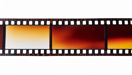 camera film strip isolated on transparent background