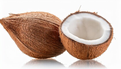 delicious coconuts cut out
