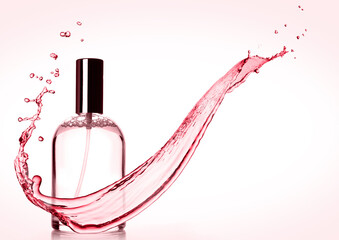 cosmetic bottle mockup beauty product design
