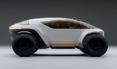 Exploring frontiers beyond limits a futuristic maximized moving space with off-road wheels