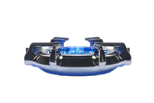 Sleek futuristic platform with vibrant blue energy source.