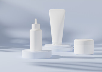 cosmetic bottle mockup beauty product design