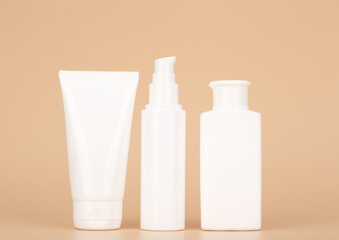 cosmetic bottle mockup beauty product design