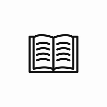 open book icon sign vector