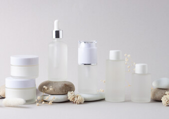 cosmetic bottle mockup beauty product design