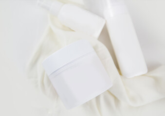 cosmetic bottle mockup beauty product design